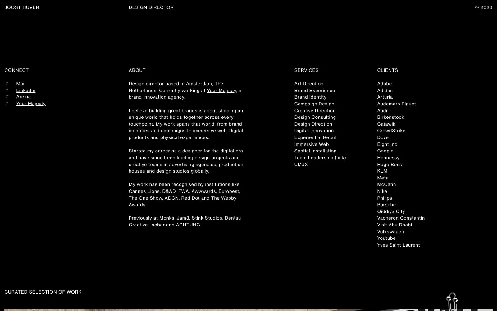 Screenshot of Joost Huver