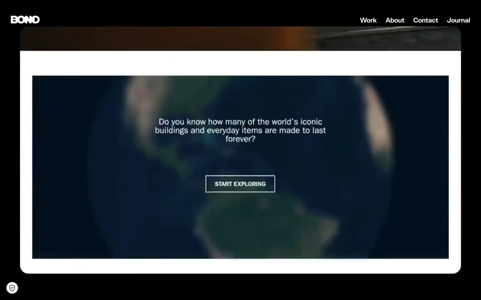 Screenshot of BOND