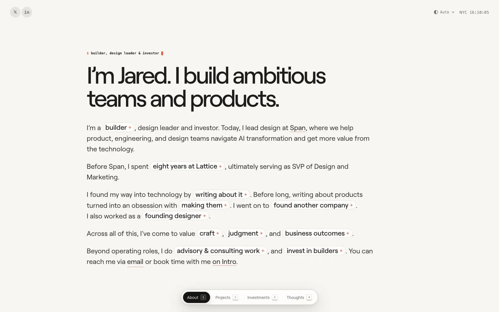 Screenshot of Jared Erondu