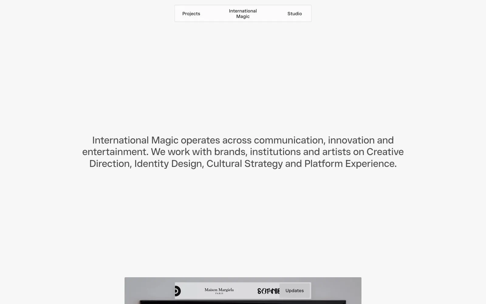 Screenshot of International Magic