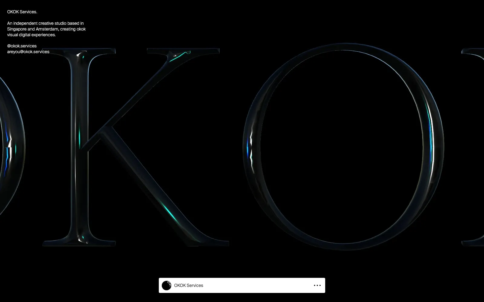 Screenshot of OKOK Services