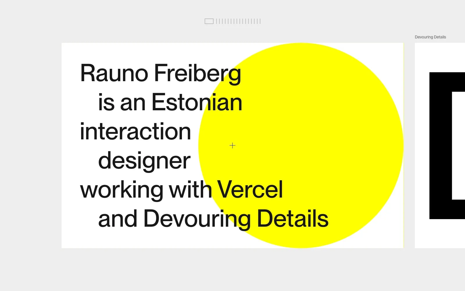 Screenshot of Rauno Freiberg