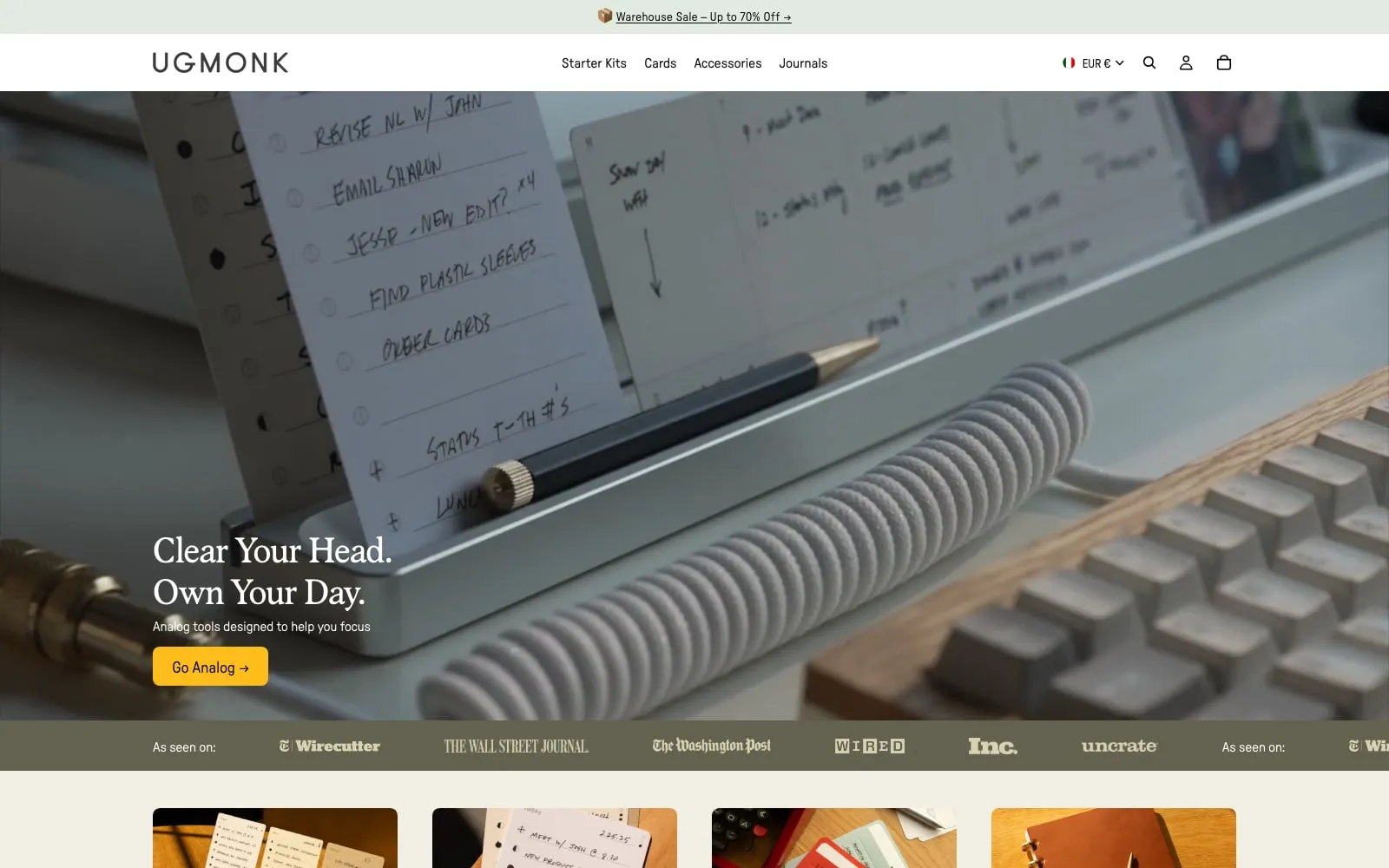 Screenshot of Ugmonk
