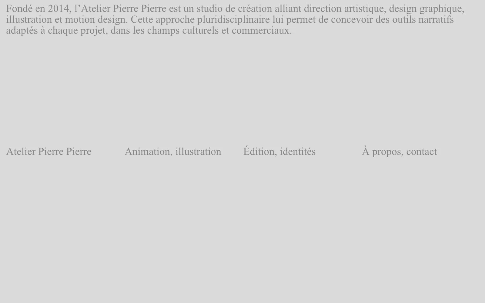 Screenshot of Atelier Pierre Pierre