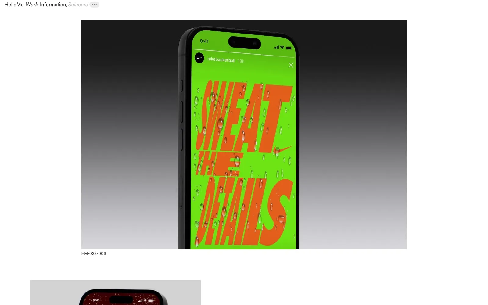 Screenshot of HelloMe