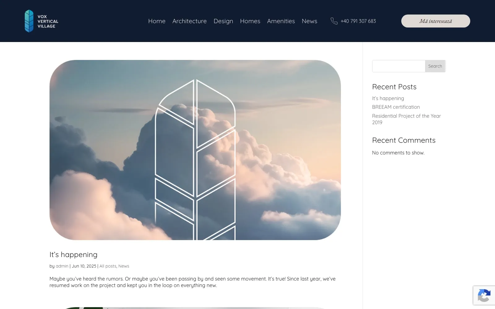 Screenshot of Vox Vertical Village