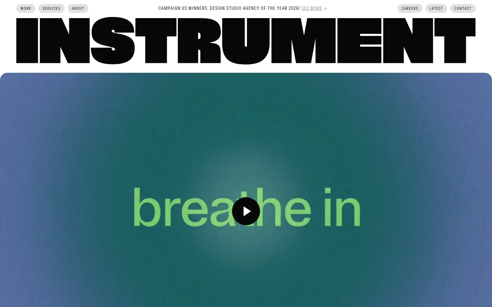 Screenshot of Instrument