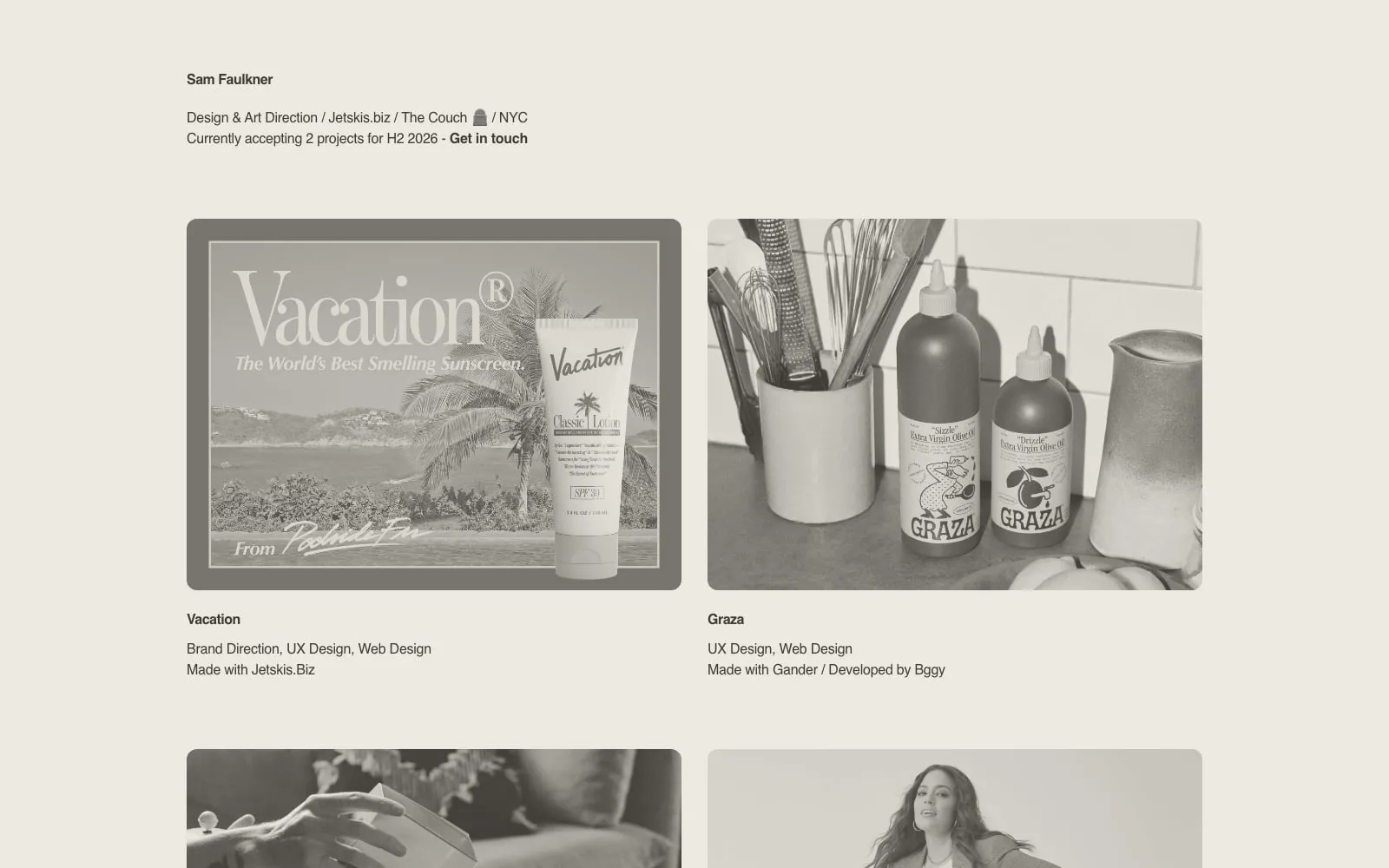 Screenshot of Sam Faulkner