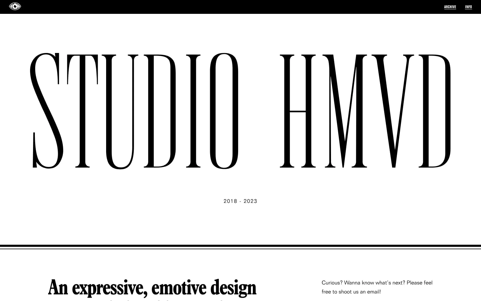 Screenshot of Studio HMVD