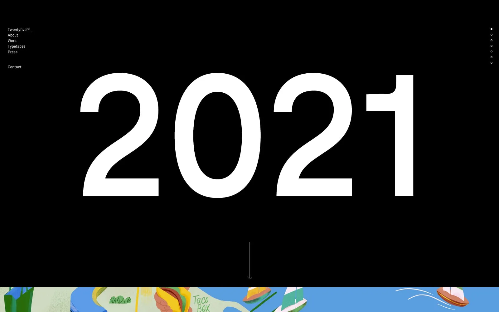 Screenshot of Twentyfive