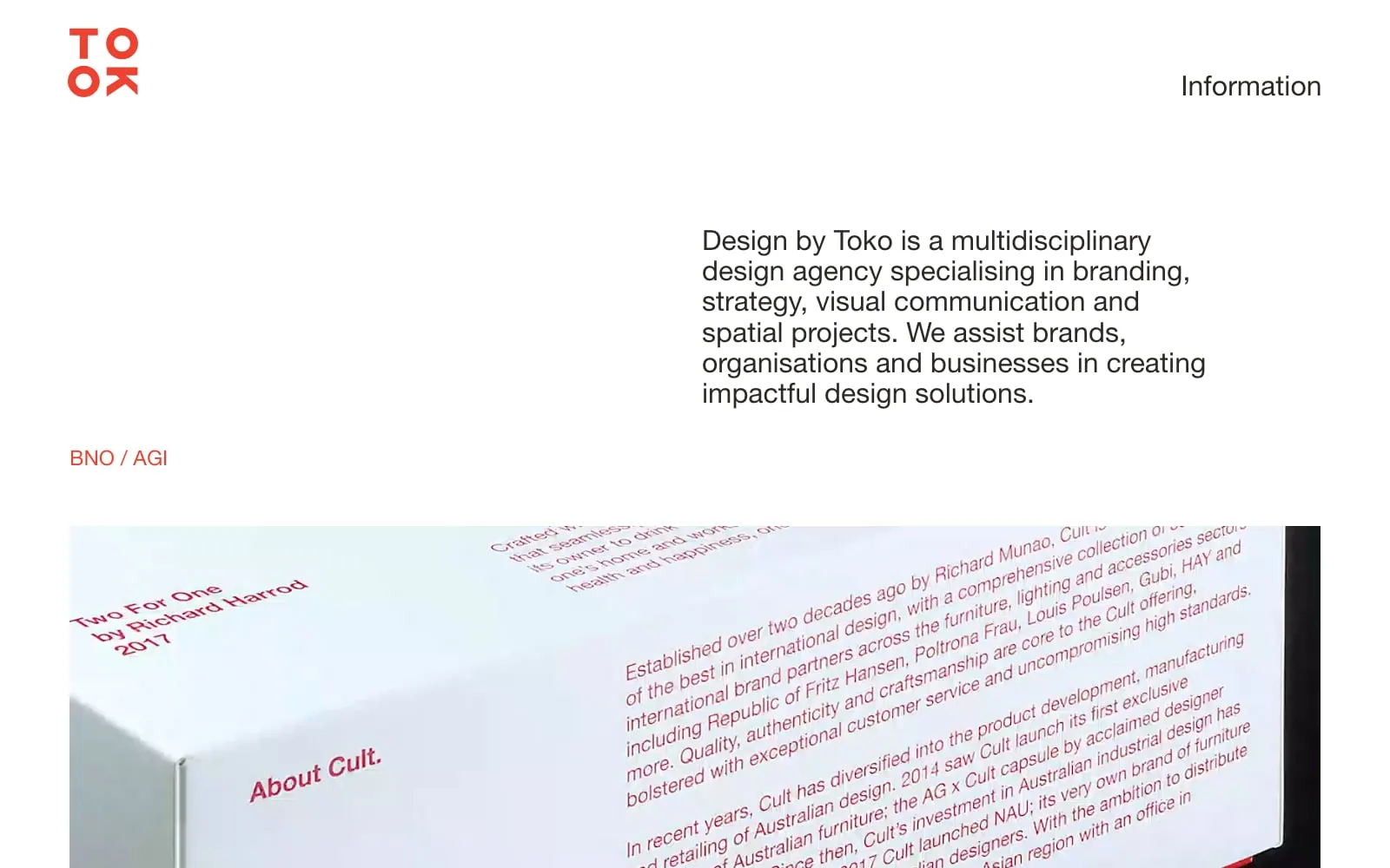 Screenshot of Design by Toko
