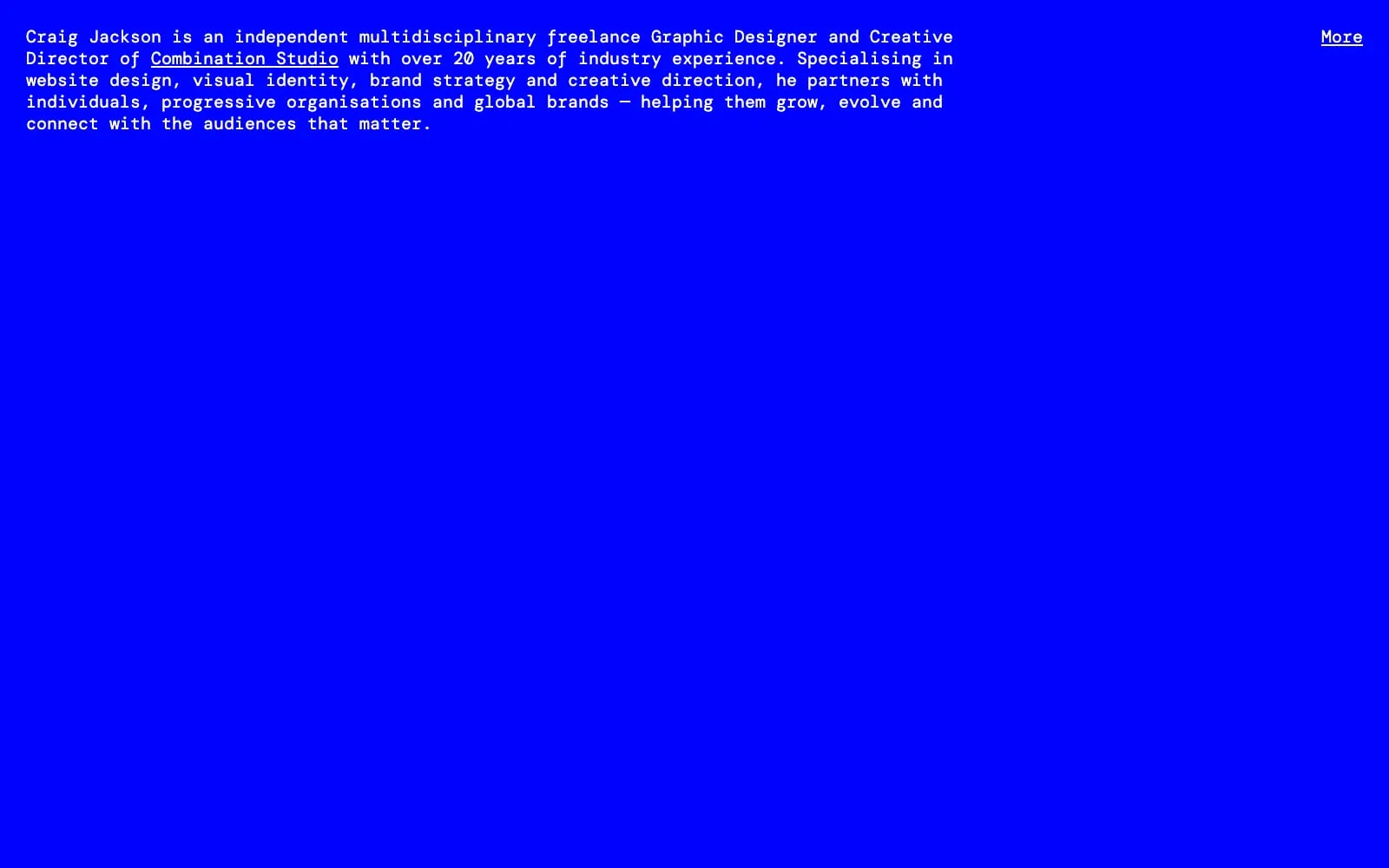 Screenshot of Craig Jackson
