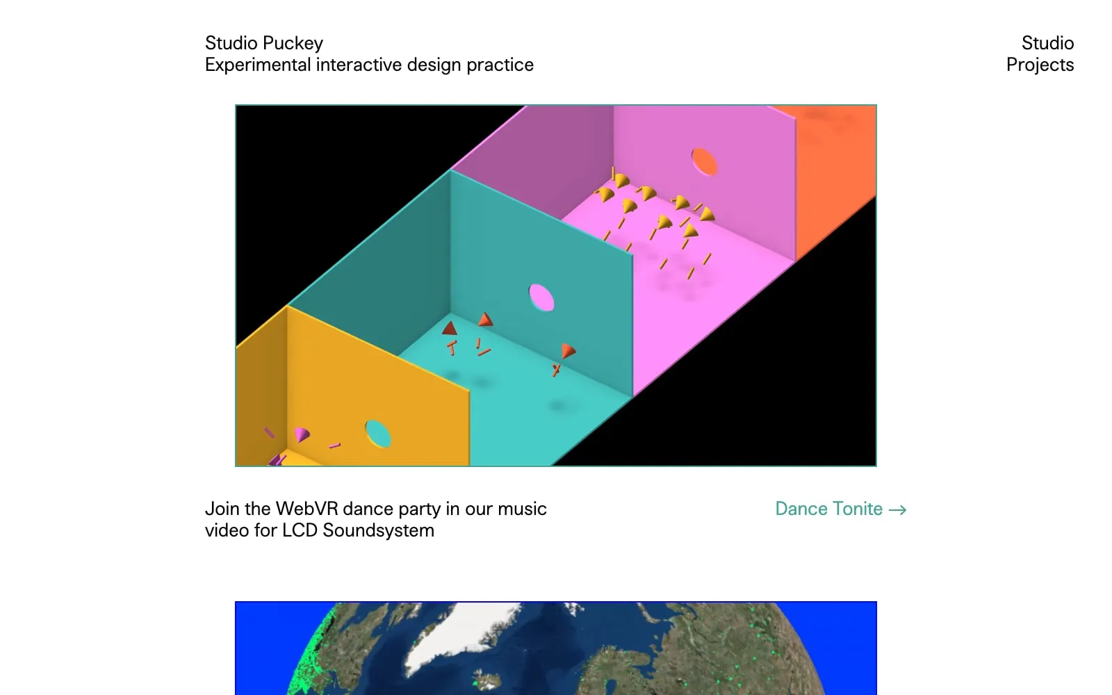 Screenshot of Studio Puckey