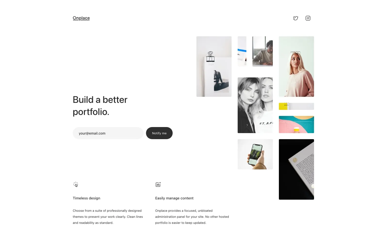 Screenshot of OnPlace