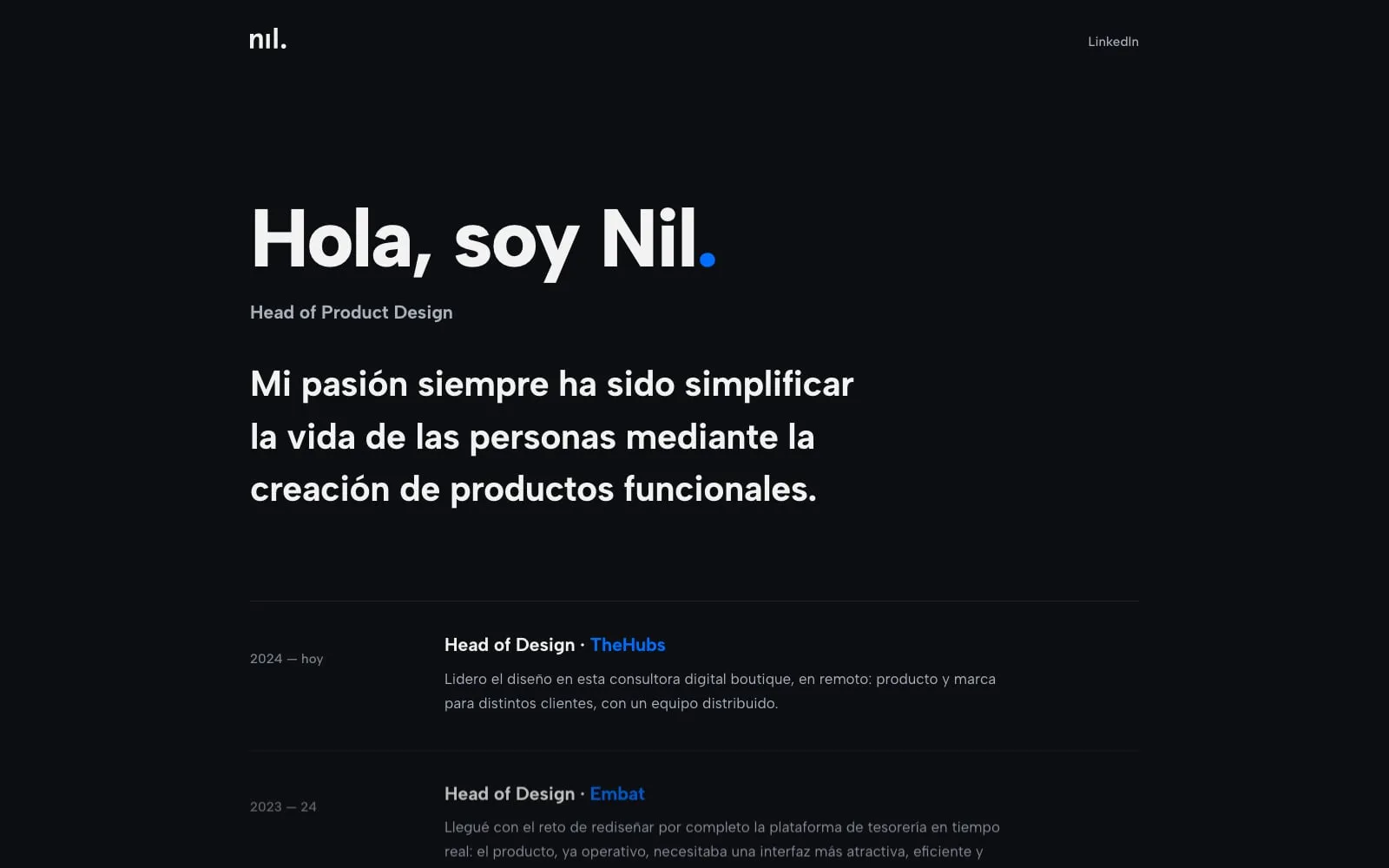 Screenshot of Nil Castellví
