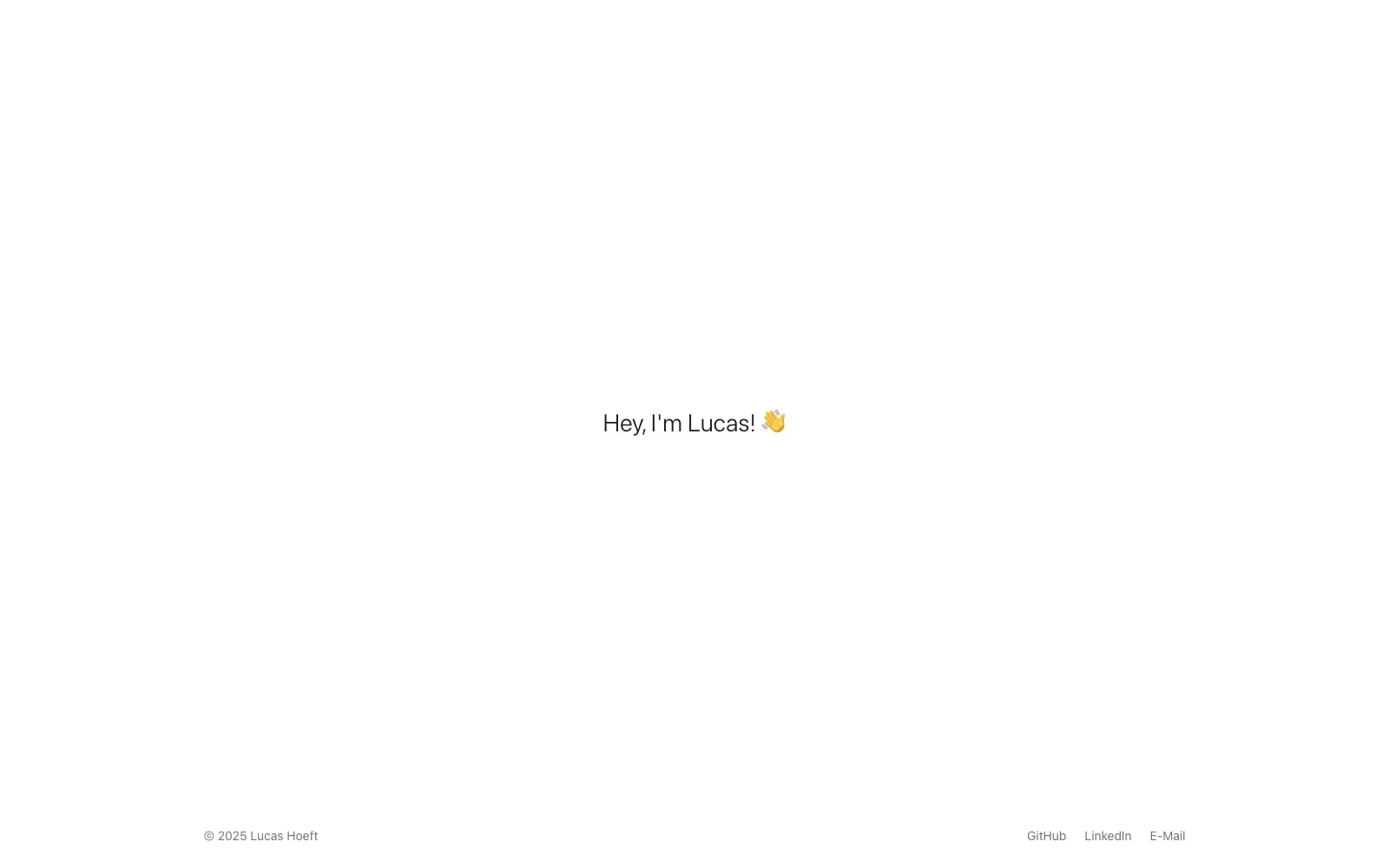 Screenshot of Lucas Hoeft