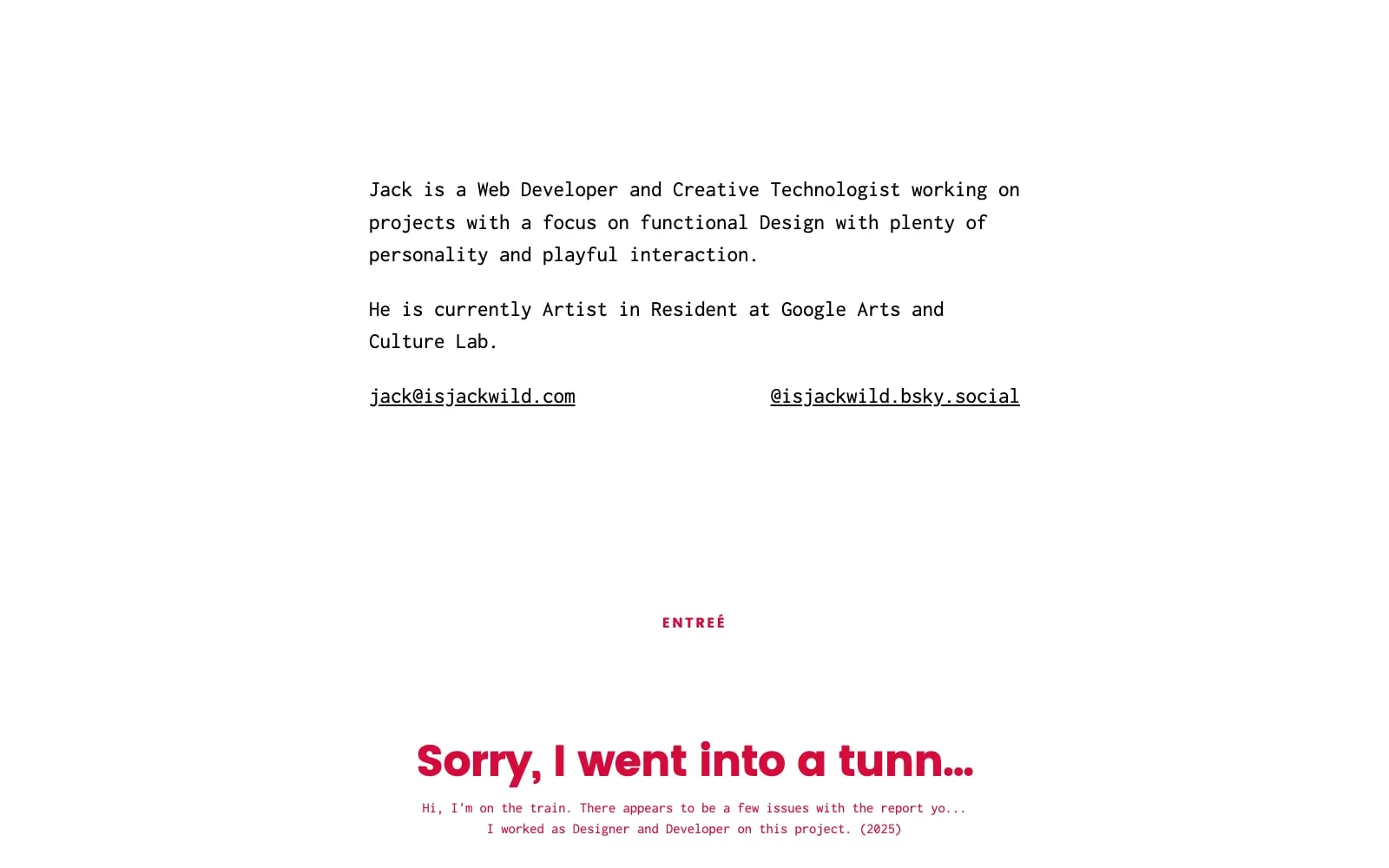 Screenshot of Jack Wild