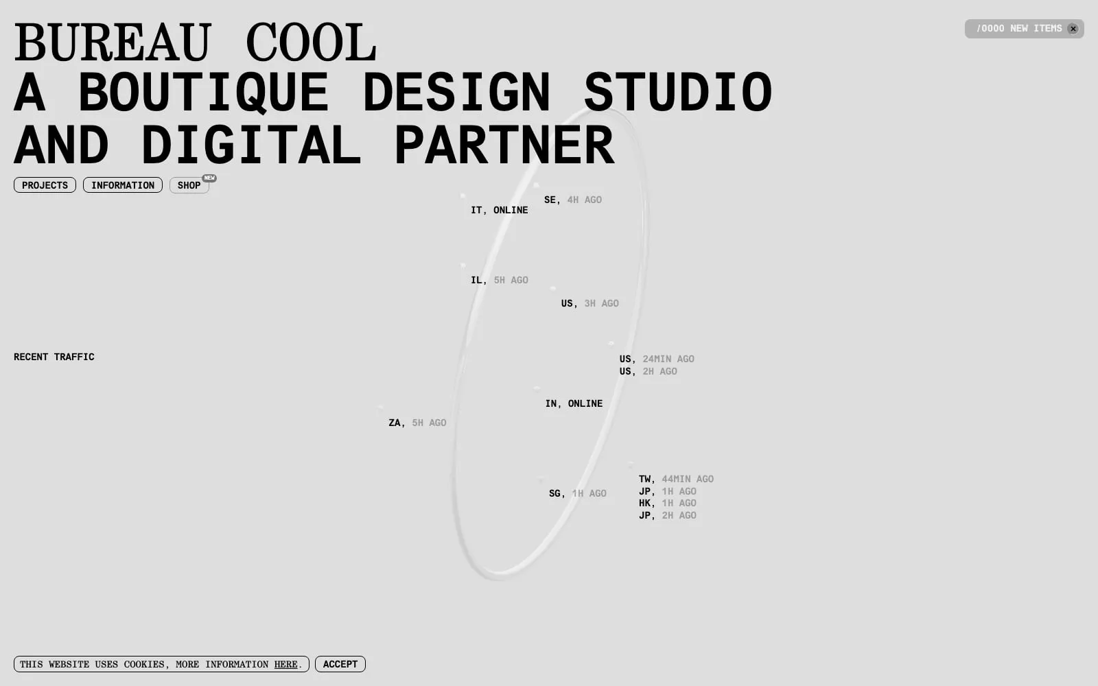 Screenshot of Bureau Cool