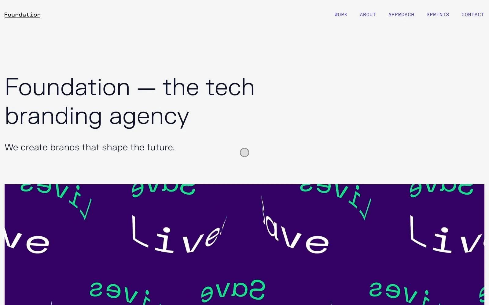 Screenshot of Foundation
