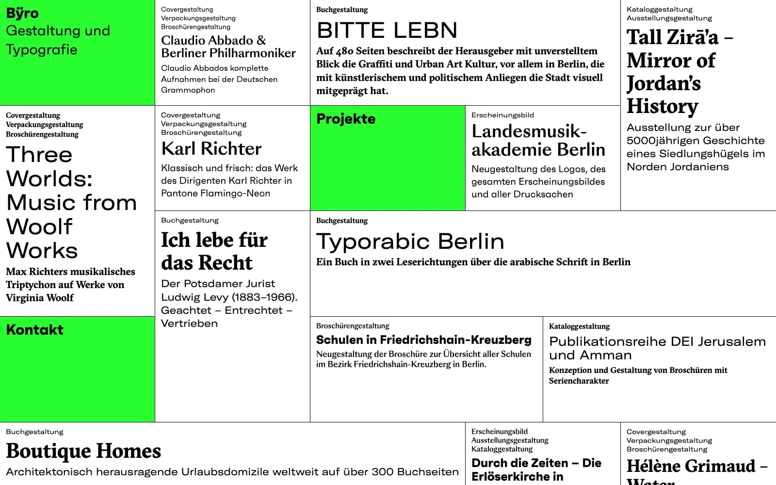 Screenshot of Bÿro