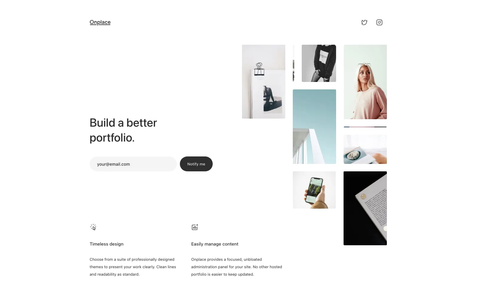 Screenshot of OnPlace