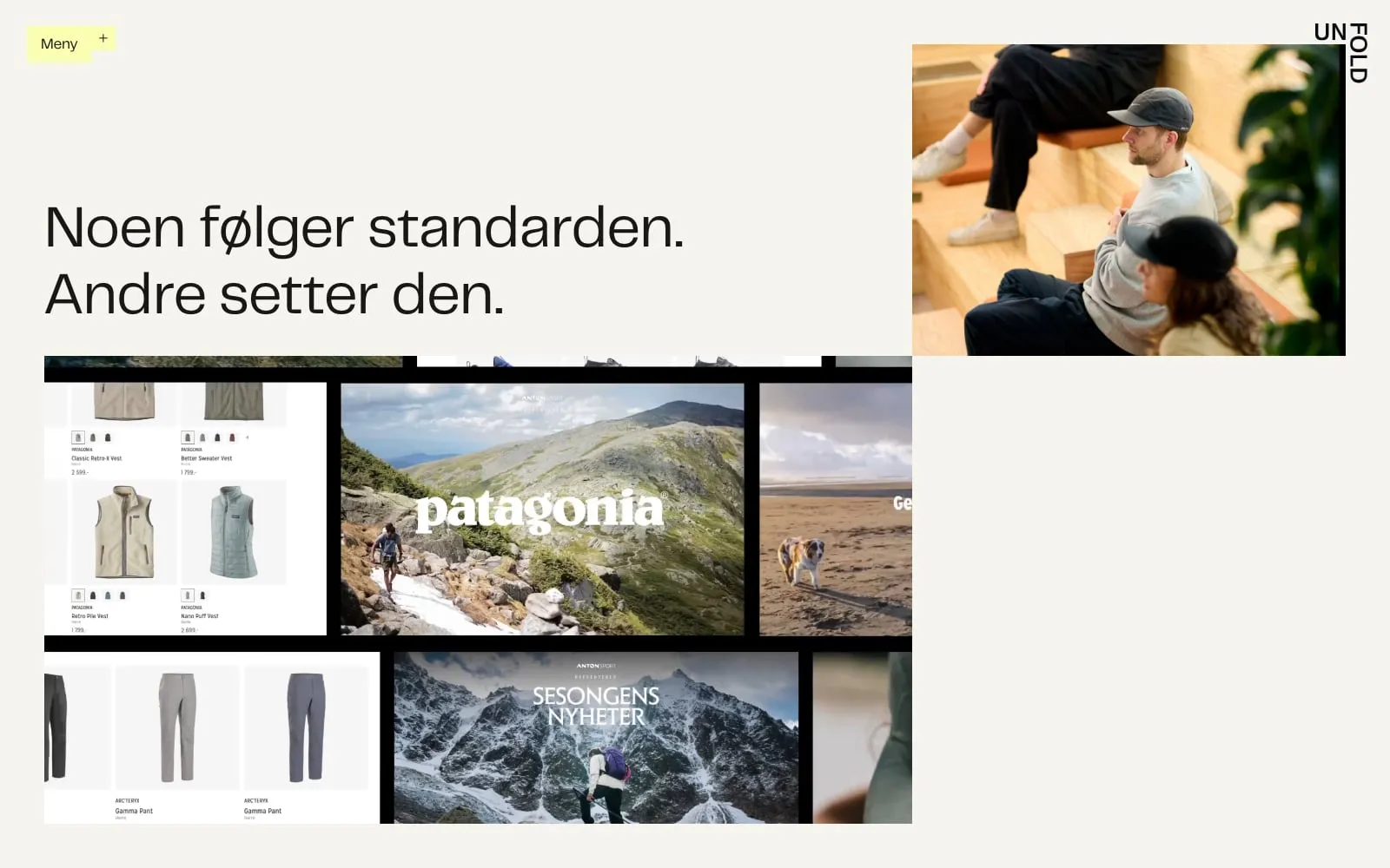 Screenshot of Unfold