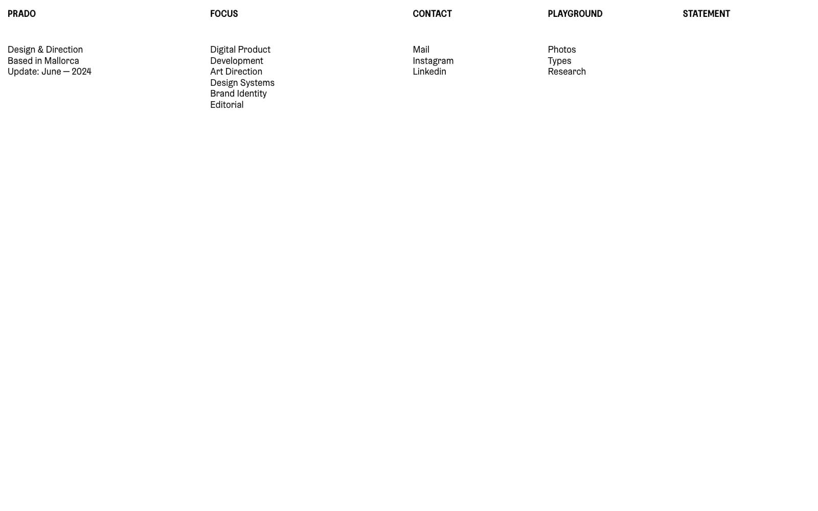 Screenshot of Antonio Prado