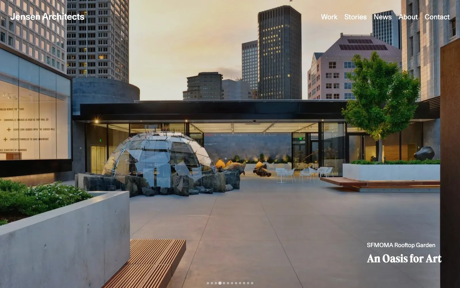 Screenshot of Jensen Architects