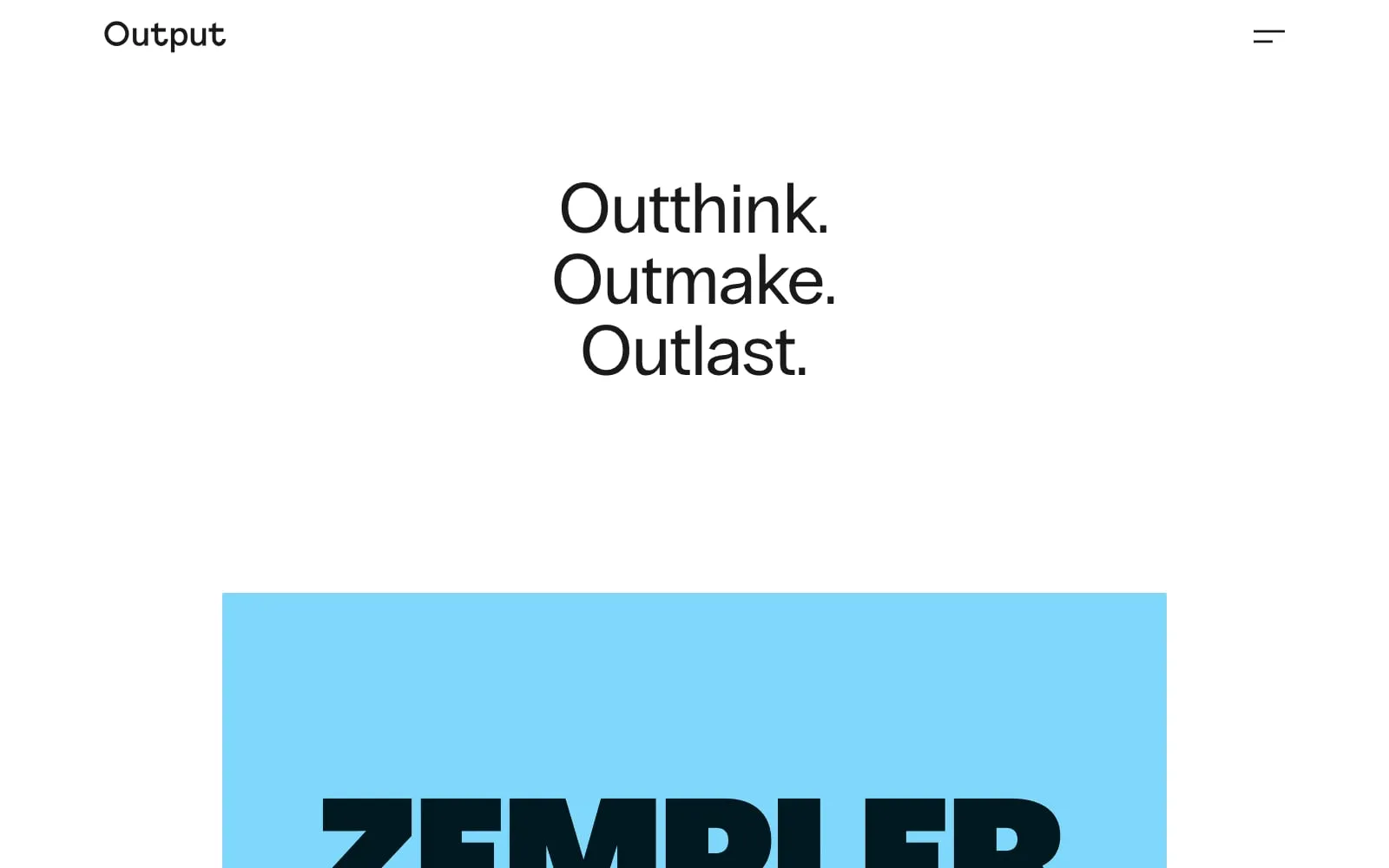 Screenshot of Output