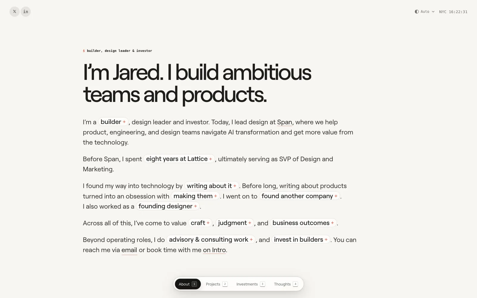 Screenshot of Jared Erondu