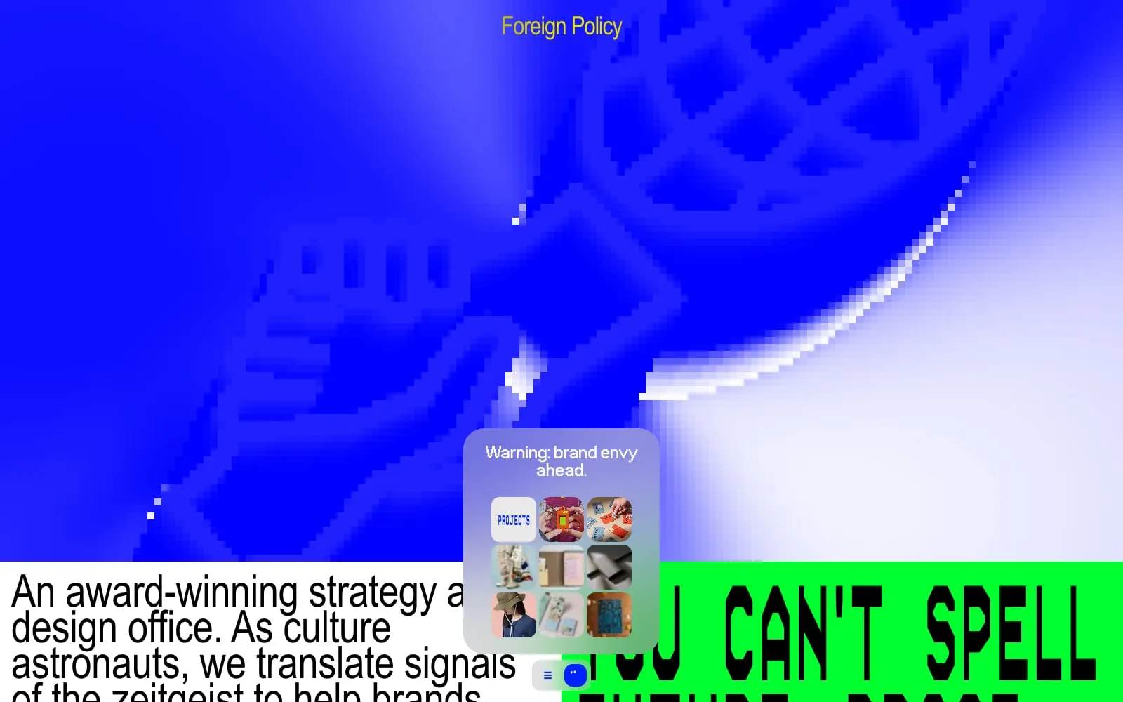 Screenshot of Foreign Policy