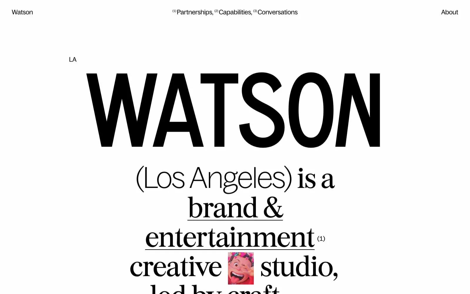 Screenshot of Watson