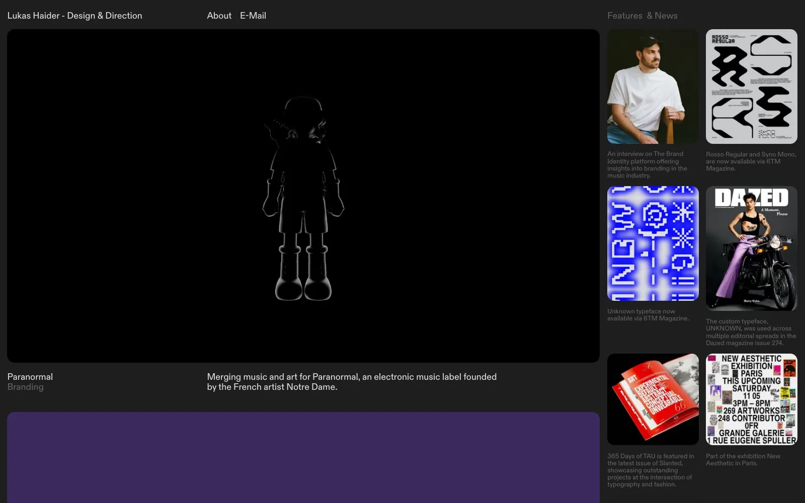 Screenshot of Lukas Haider