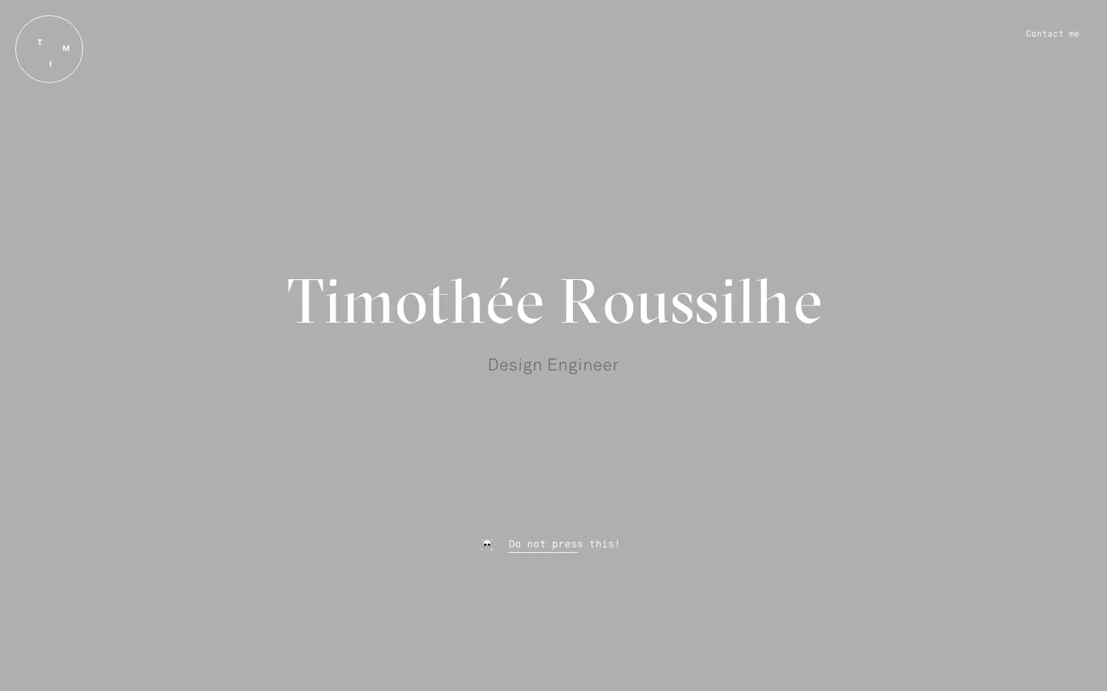 Screenshot of Timothée Roussilhe