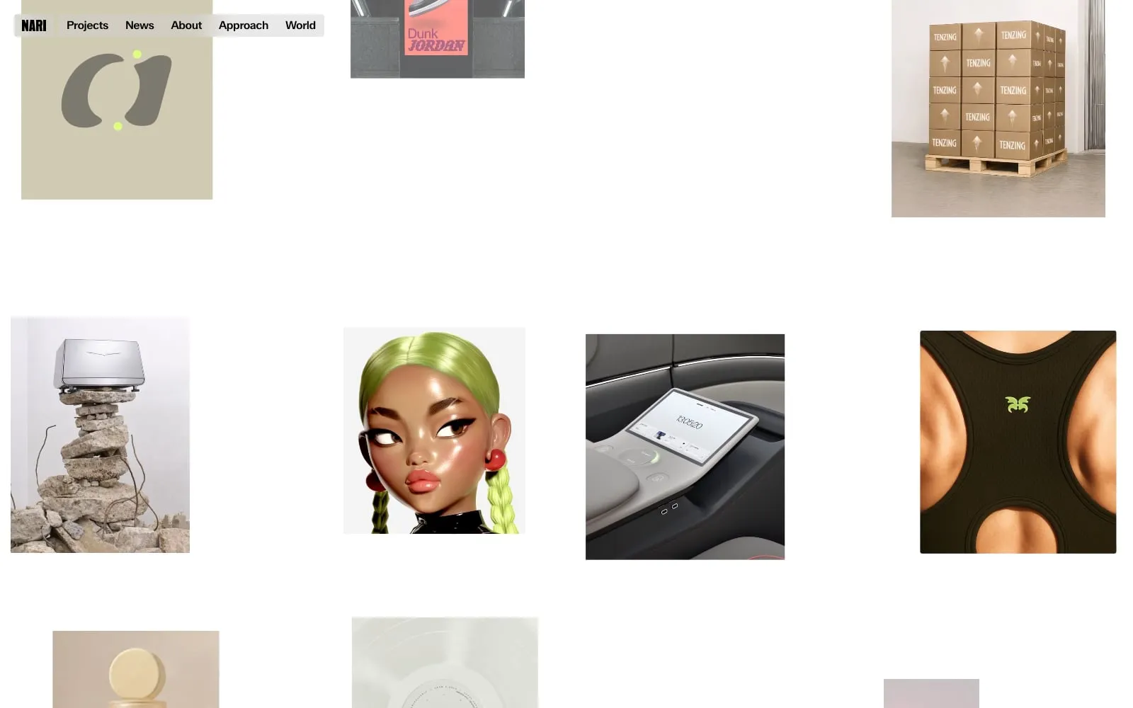 Screenshot of STUDIO NARI