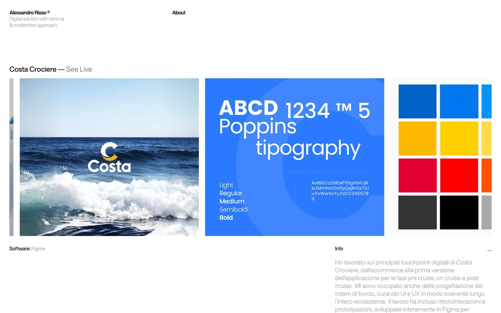 Screenshot of Alessandro Risso
