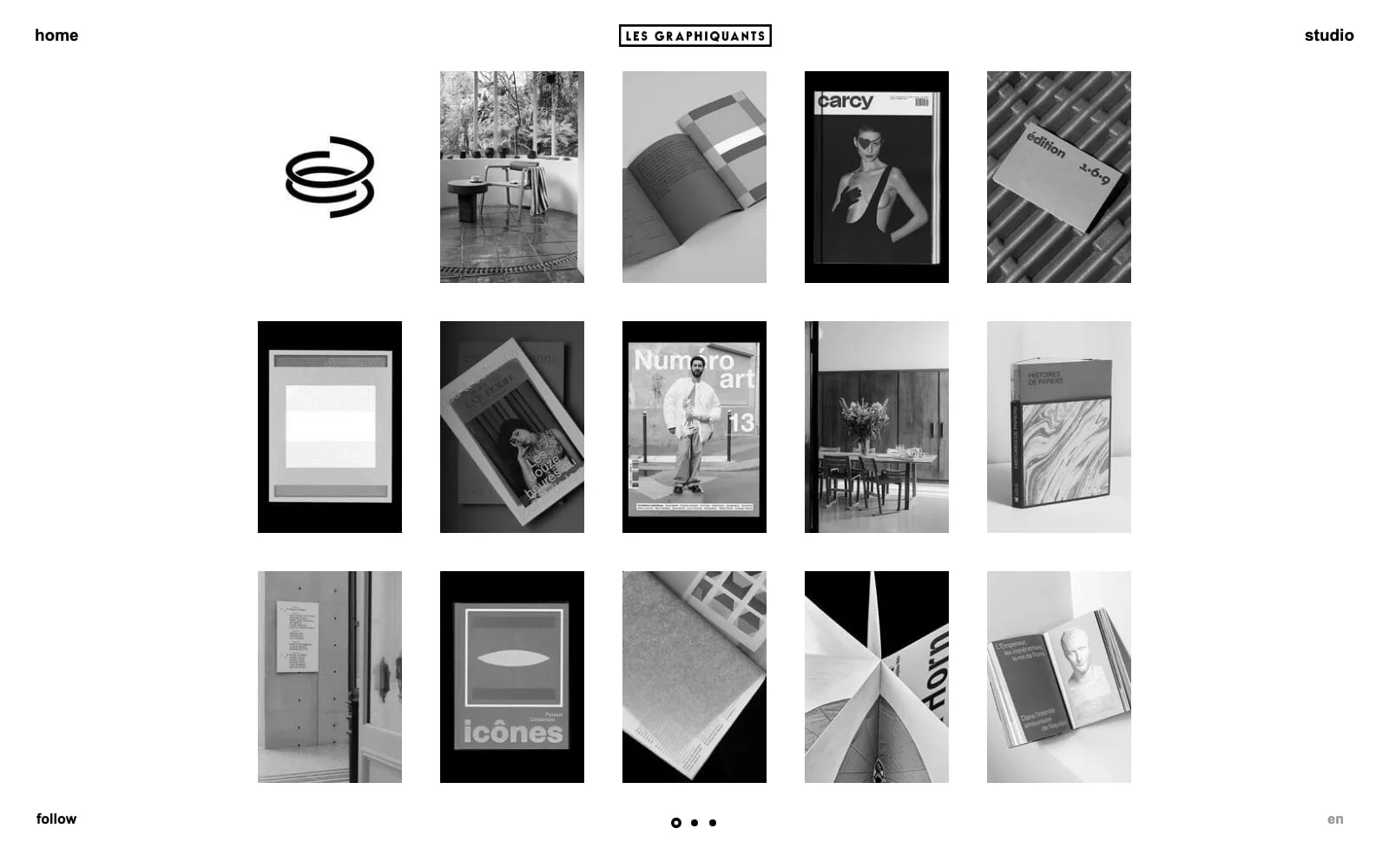 Screenshot of Les Graphiquants