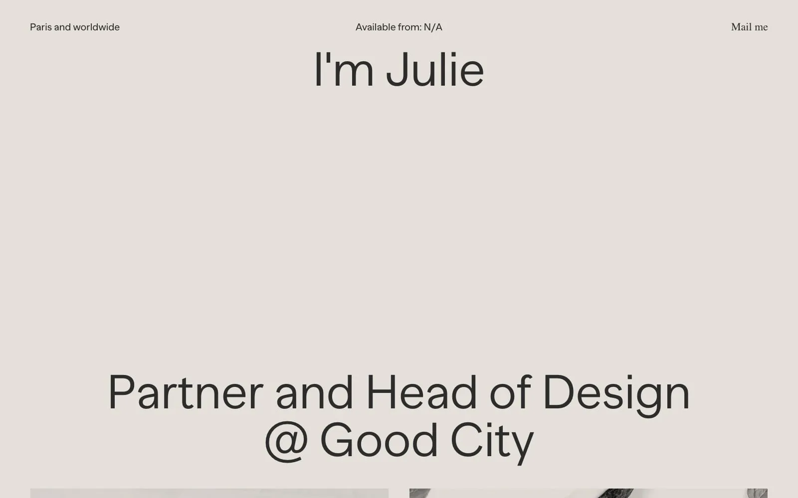 Screenshot of Julie Muckensturm