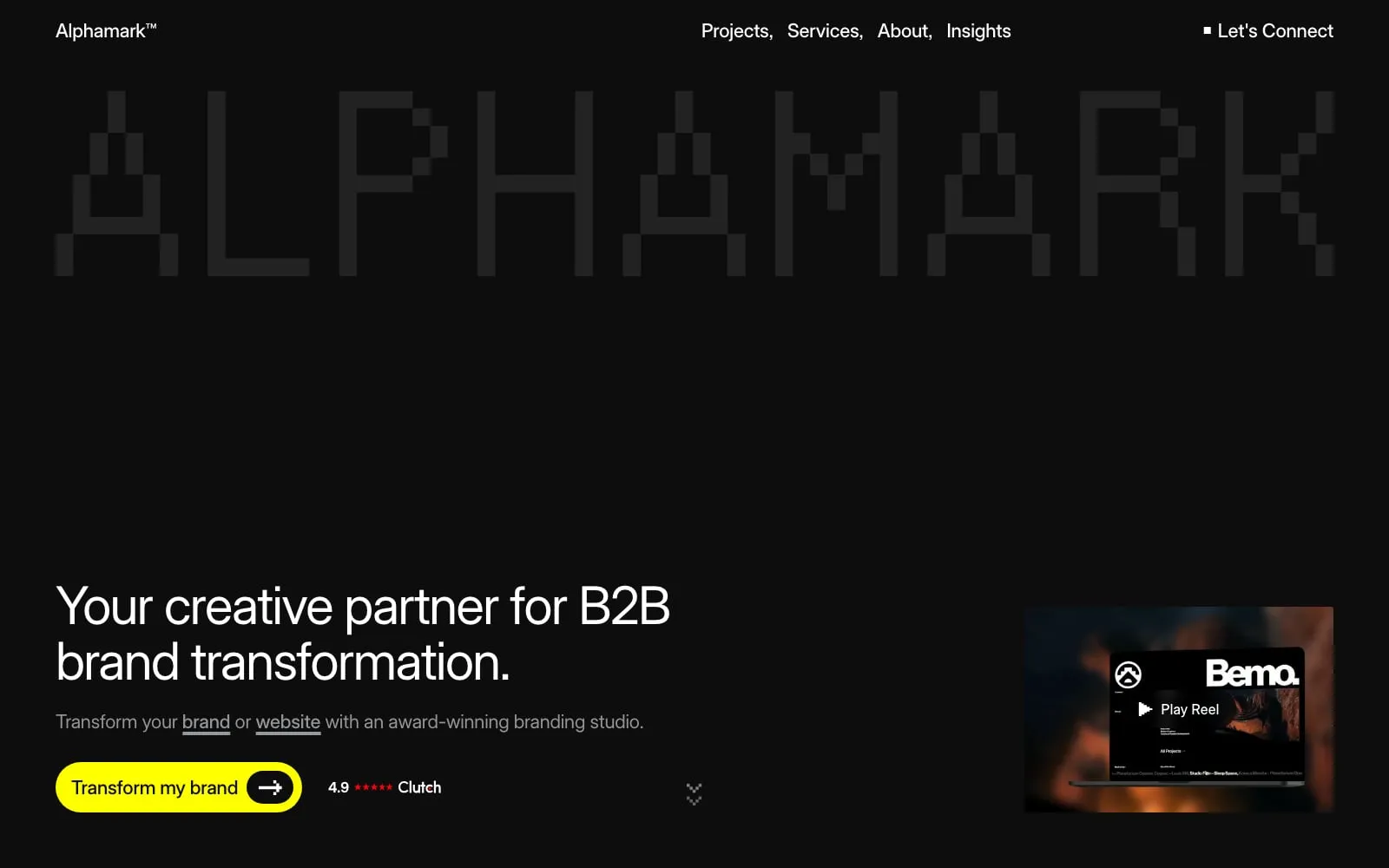 Screenshot of Alphamark