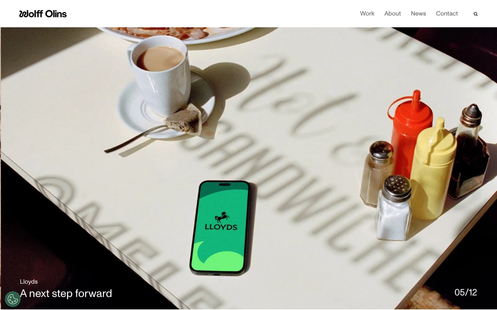 Screenshot of Wolff Olins