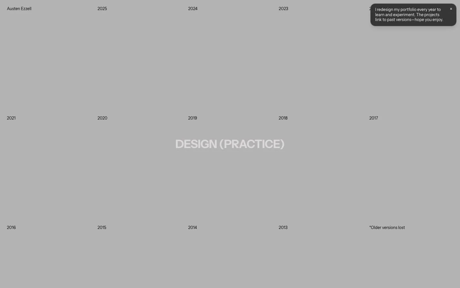 Screenshot of Austen Ezzell