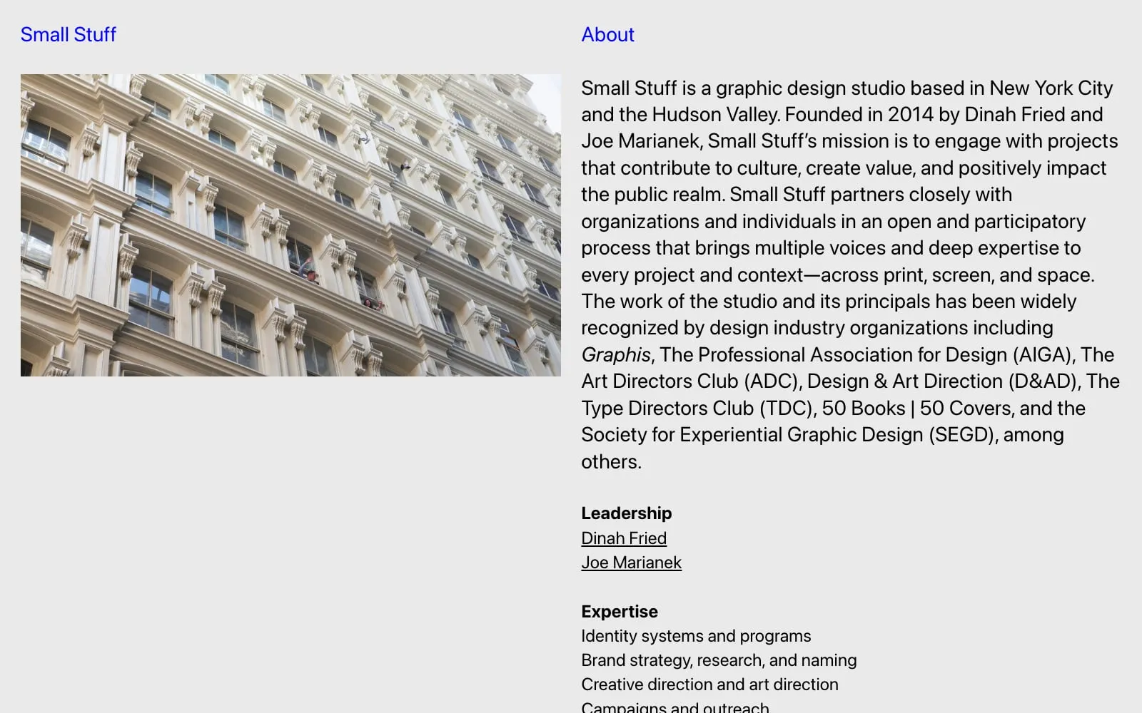 Screenshot of Small Stuff